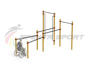 Купить Спортивный комплекс для инвалидов-колясочников WRK-D19_76mm в Николаевске-на-Амуре 