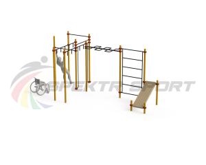 Купить Спортивный комплекс для инвалидов-колясочников WRK-D17_76mm в Николаевске-на-Амуре 